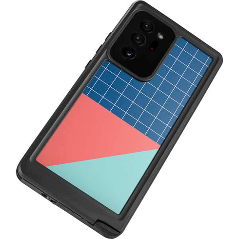 Checkered Split Galaxy Note20 Ultra 5G Waterproof Case